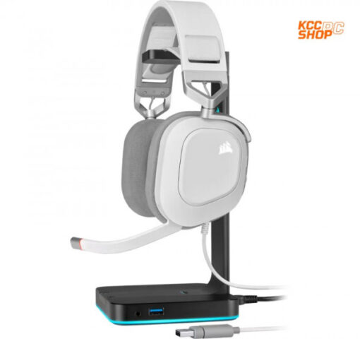 Tai nghe Corsair HS80 RGB USB White (CA-9011238-AP)