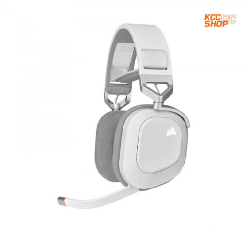 Tai nghe không dây Corsair HS80 RGB White (CA-9011236-AP)