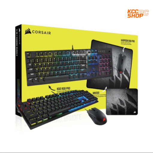 Bộ combo phím chuột bàn di Corsair K60PRO_HRPNPRO_MM300 (CH-910D519-NA)