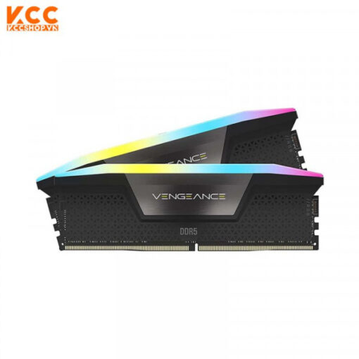 RAM DESKTOP CORSAIR VENGEANCE RGB (CMH64GX5M2B5600C36) 64GB (2X32GB) DDR5 5600MHZ