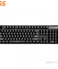 BÀN PHÍM CƠ KHÔNG DÂY EDRA EK314W MÀU ĐEN BLUE SWITCH