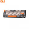 BÀN PHÍM CƠ GAMING KHÔNG DÂY EDRA EK368L ALPHA BROWN SWITCH (BLUETOOTH/2.4G)