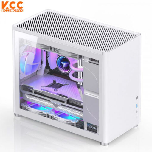 VỎ CASE JONSBO D30 WHITE (MINI TOWER/MÀU TRẮNG)