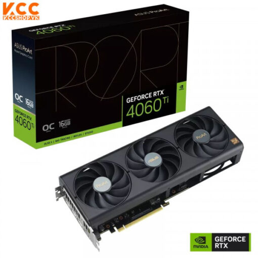 VGA ASUS ProArt GeForce RTX 4060 Ti OC edition 16GB GDDR6