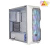 Vỏ Case Cooler Master MasterBox TD500TG Mesh White ARGB (Mid Tower/Màu trắng/Led ARGB/Mặt lưới)