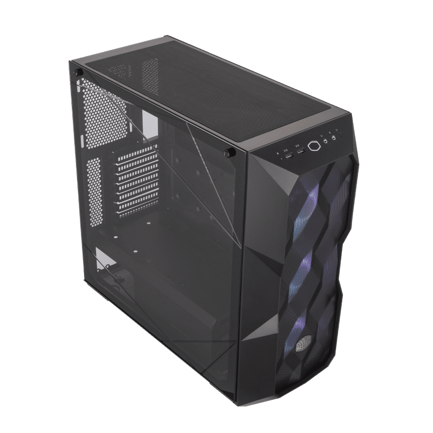 Vỏ Case Cooler Master MasterBox TD500TG Mesh ARGB (Mid Tower/Màu đen/Led ARGB/Mặt lưới)
