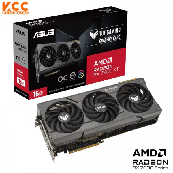 VGA ASUS TUF Gaming Radeon RX 7800 XT OC Edition 16GB GDDR6