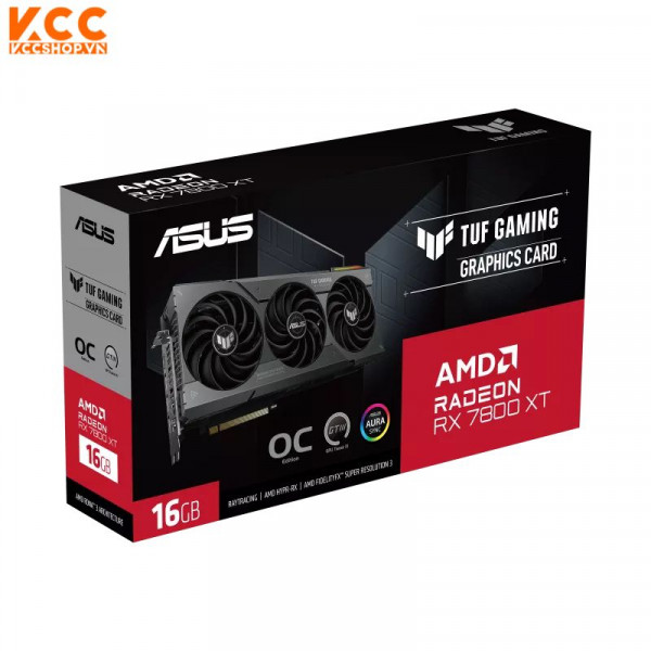 VGA ASUS TUF Gaming Radeon RX 7800 XT OC Edition 16GB GDDR6
