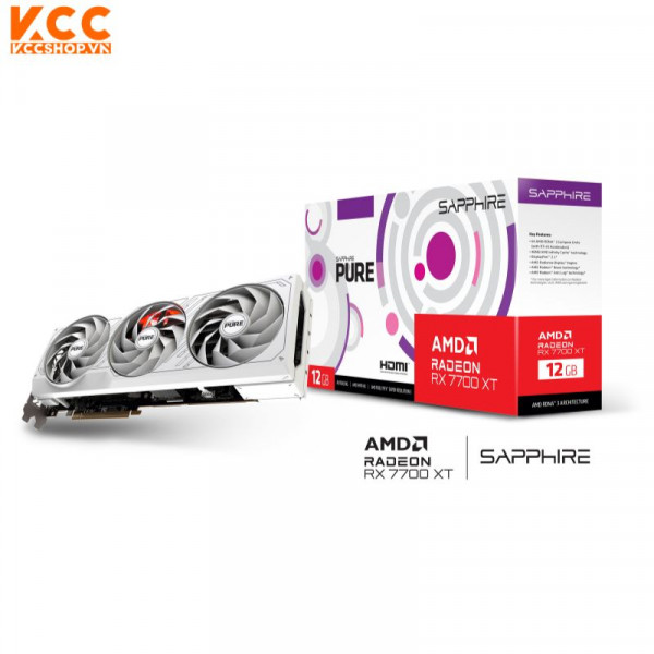 VGA SAPPHIRE PURE RX 7700 XT GAMING OC 12GB
