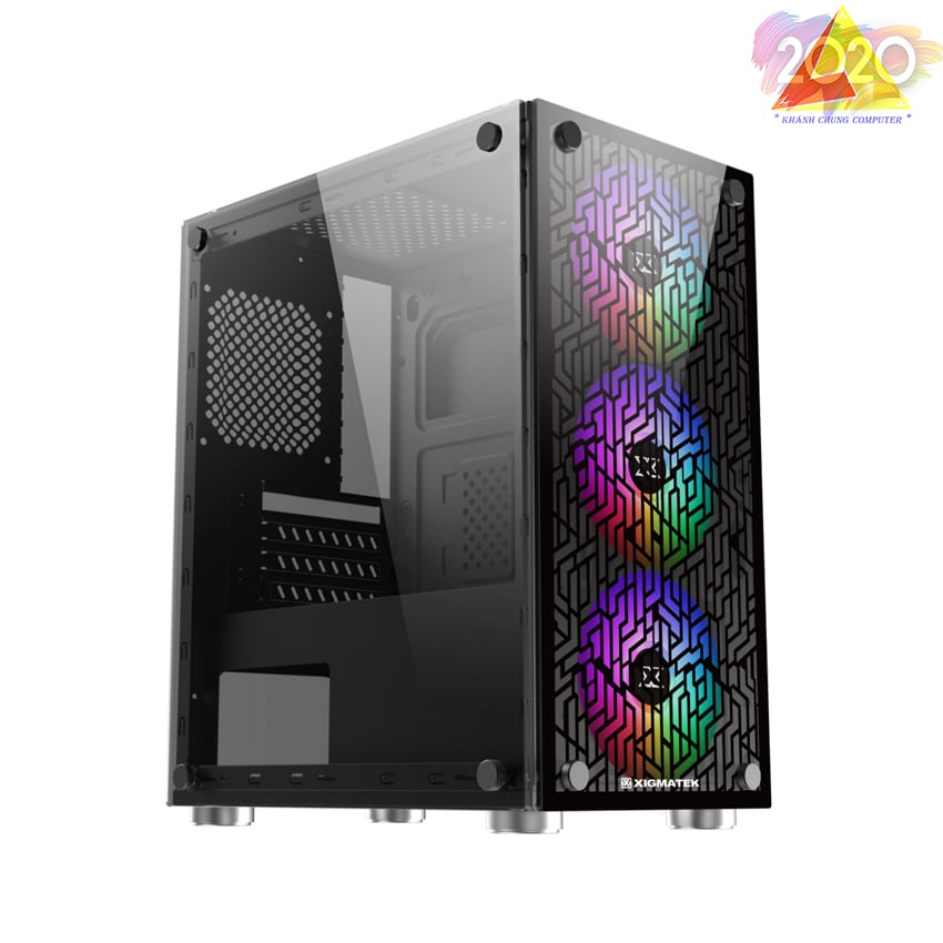 XIGMATEK NYX (EN43040) – M-ATX, 2 SIDE TEMPERED GLASS