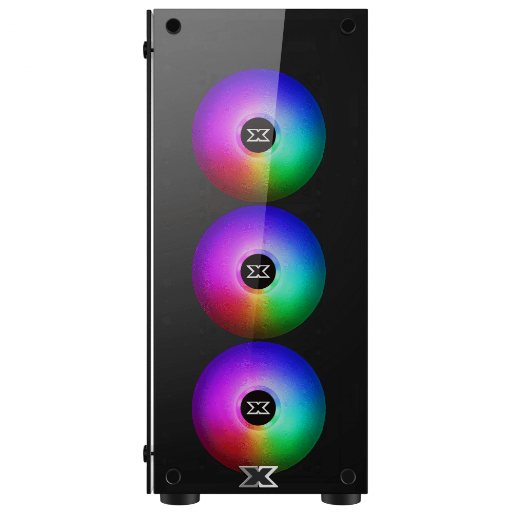 XIGMATEK HERO 3F (EN45129) – ATX, 2 SIDE TEMPERED GLASS, KÈM 03 FAN XIGMATEK X20F