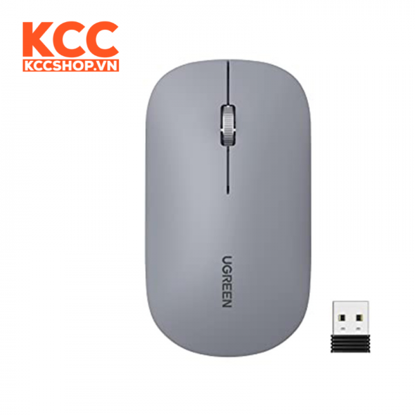 CHUỘT KHÔNG DÂY UGREEN 90373 GRAY WIRELESS 2.4GHZ