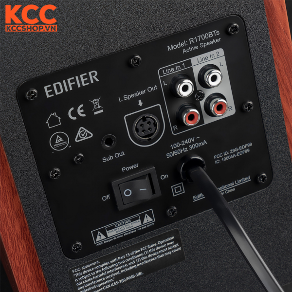 Loa máy tính Edifier R1700BTs Bluetooth 5.1 Brown