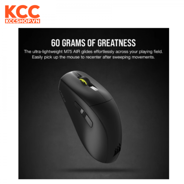 Chuột không dây Corsair M75 AIR BLACK (CH-931D100-AP)