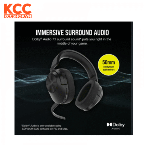 Tai nghe không dây Corsair HS55 Carbon (CA-9011280-AP)