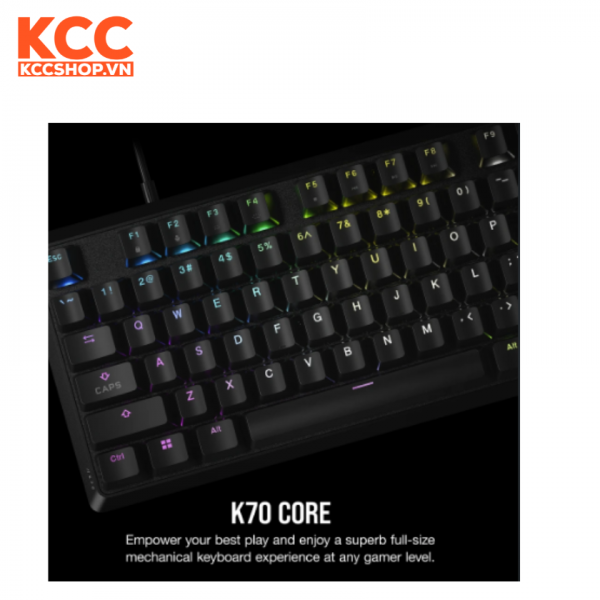Bàn phím Corsair K70 CORE-BLK-CRSR MX RGB (CH-910971E-NA)