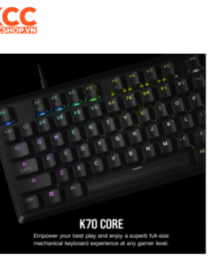Bàn phím Corsair K70 CORE-BLK-CRSR MX RGB (CH-910971E-NA)