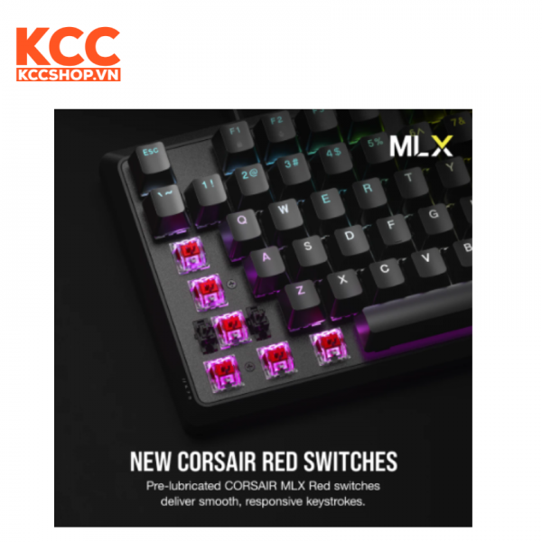 Bàn phím Corsair K70 CORE-BLK-CRSR MX RGB (CH-910971E-NA)