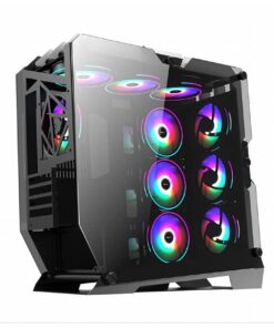 Vỏ Case SAMA TG03 White Tặng kèm 6 Fan RGB