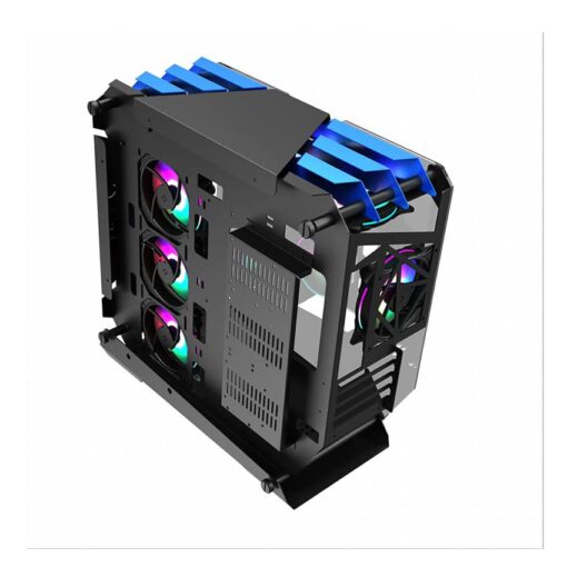 Vỏ Case SAMA TG03 Blue Tặng kèm 6 Fan RGB