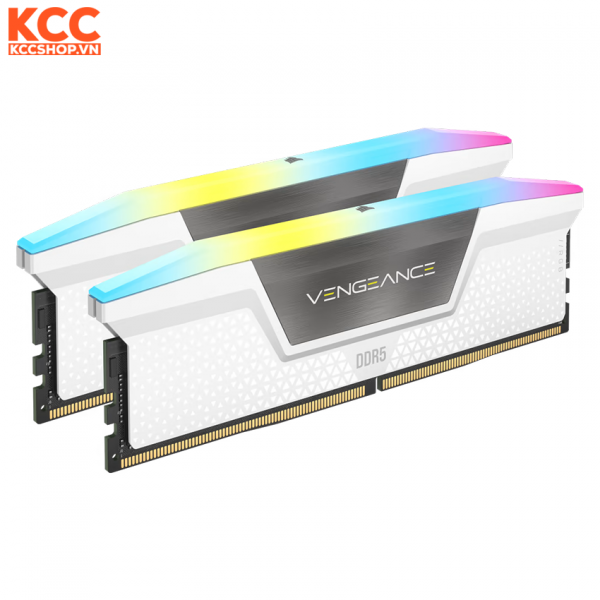 RAM CORSAIR VENGEANCE HEATSPREADER WHITE CL36 64GB (2X32GB) 5600MHz (CMH64GX5M2B5600Z36WK)
