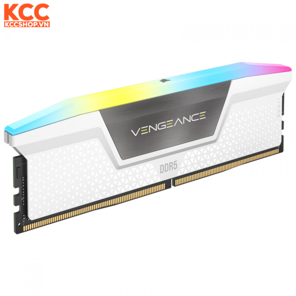 RAM CORSAIR VENGEANCE HEATSPREADER WHITE CL36 64GB (2X32GB) 5600MHz (CMH64GX5M2B5600Z36WK)