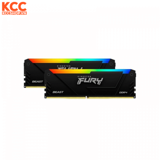 Ram Kingston Fury Beast RGB 64GB 3200MHz DDR4 (32GBx2) (KF432C16BB2AK2/64)