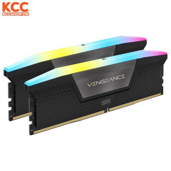 Ram Corsair Vengeance RGB 32GB (2x16GB) CL36 6000MHz DDR5 Black (CMH32GX5M2E6000C36)