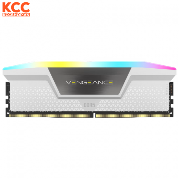 Ram Corsair Vengeance RGB 32GB (2x16GB) CL36 6000MHz DDR5 White (CMH32GX5M2E6000C36W)