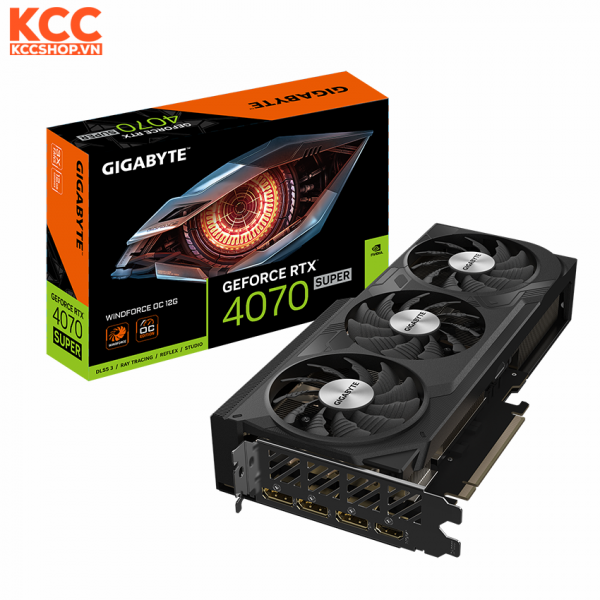 VGA Gigabyte RTX 4070 Super WINDFORCE OC 12G GDDR6X