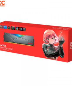 RAM ADATA XPG D50 DDR4 8GB 3600Mhz Grey RGB (AX4U36008G18I-ST50)