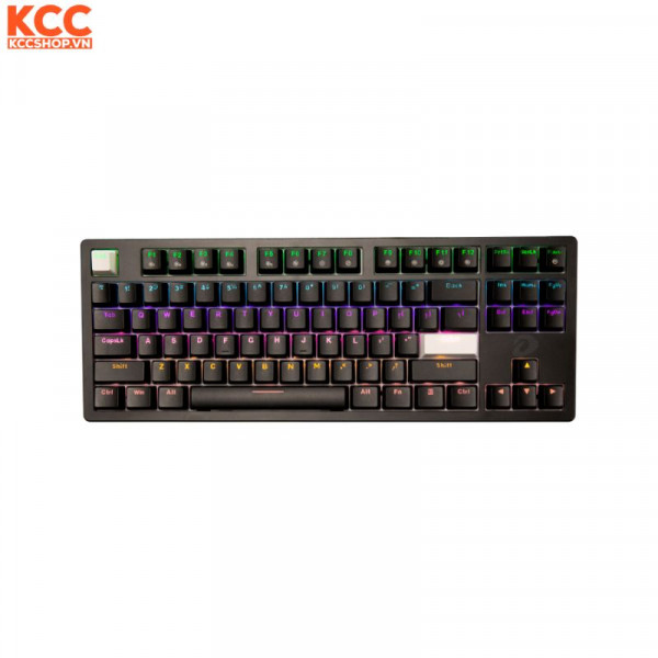 Bàn phím cơ Gaming DAREU EK87 v2 (2 sides RGB strip, Blue/ Brown/ Red D switch) (Màu Đen)