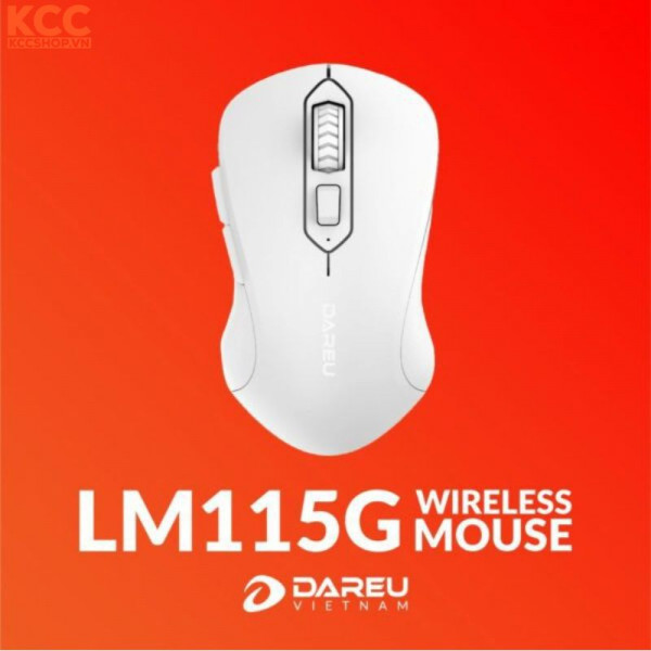 Chuột không dây DAREU LM115G WHITE