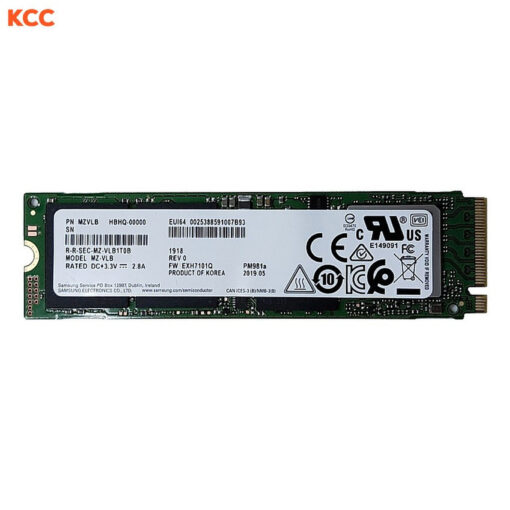 SSD Samsung NVMe PM981a M.2 PCIe Gen3 x4 1TB MZ-VLB1T0B