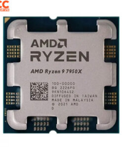 CPU AMD Ryzen 9 7950X Tray (4.5GHz boost 5.7GHz, 16 nhân 32 luồng, 80MB Cache, 170W, Socket AM5)
