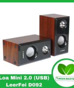 Loa mini 2.0 D092 (Gỗ đứng)