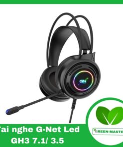 Tai 7.1 Gnet GH3 7.1 LED (Đen)+ Hộp