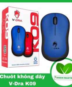 Chuột không dây V-Dra K09 (3 màu xanh) (On/off)