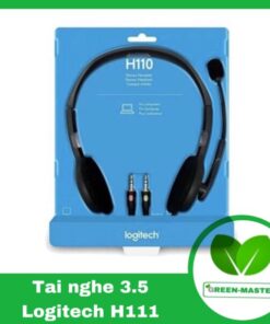 Tai nghe có dây Logitech H110 ( 2 Jack 3.5) Chính hãng