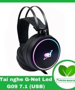Tai 7.1 Gnet G09 7.1 LED (Màu hồng/đen)+ Hộp