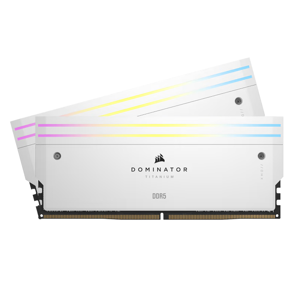 RAM Corsair DOMINATOR TITANIUM RGB 32GB (2x16GB) DDR5 7200MHz White  (CMP32GX5M2X7200C34W)