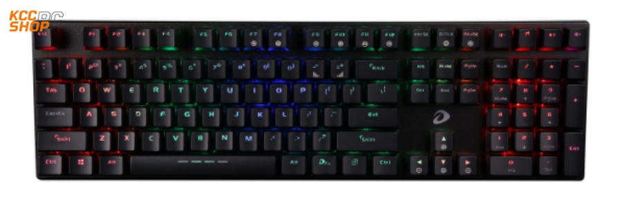 Bàn Phím cơ Dareu EK810 Multi-Led Black (USB/Multi Led/Red/Brown/Blue switch)