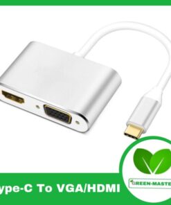 Dây chuyển Type-C to HDMI + VGA