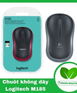 Chuột không dây LOGITECH M185 (Màu đen)