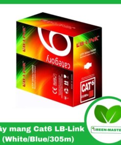 Dây Mạng LBLink Cat6 (305M) Màu trắng/Màu xanh