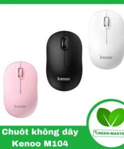 Chuột không dây Kenoo M104 (Màu đen/xanh/hồng/trắng) (On/off)