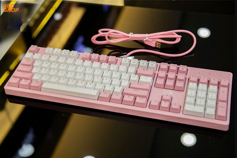Bàn Phím cơ Dareu EK1280s Pink White