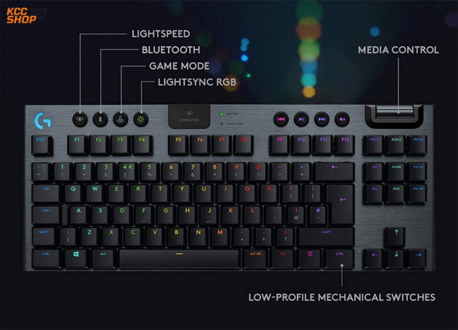 Logitech G913 TKL Lightspeed Wireless RGB