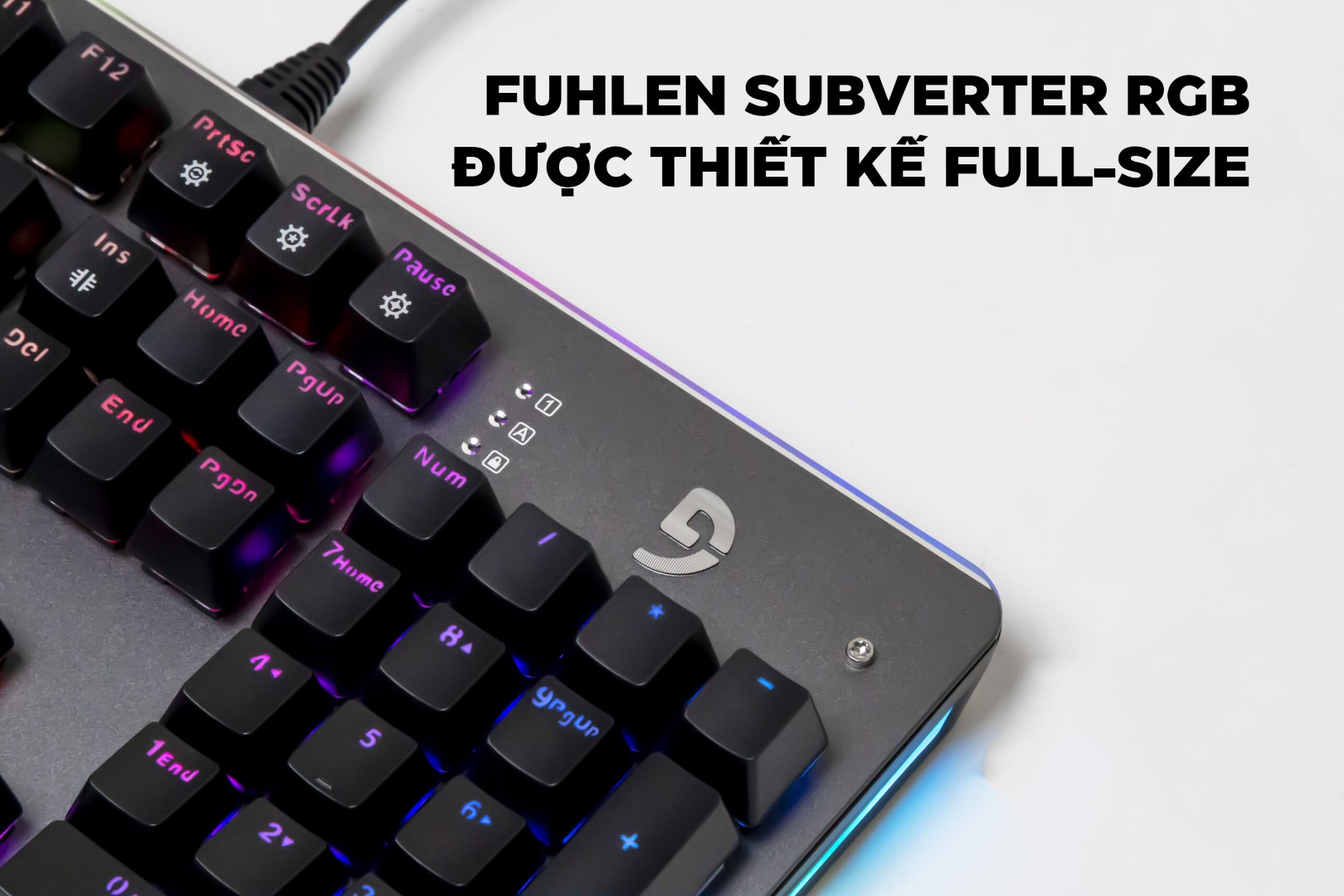 Bàn phím quang cơ Fuhlen S Subverter RGB Mechanical Optical Switch Đen