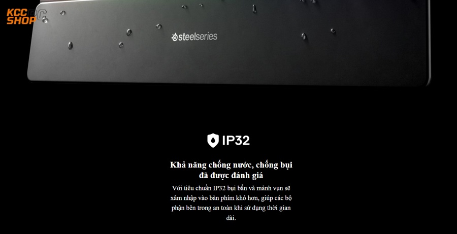 SteelSeries APEX 3 RGB Water Resistant Whisper